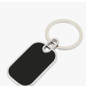 personalized stainless steel keychain with custom name engraving, trendy design